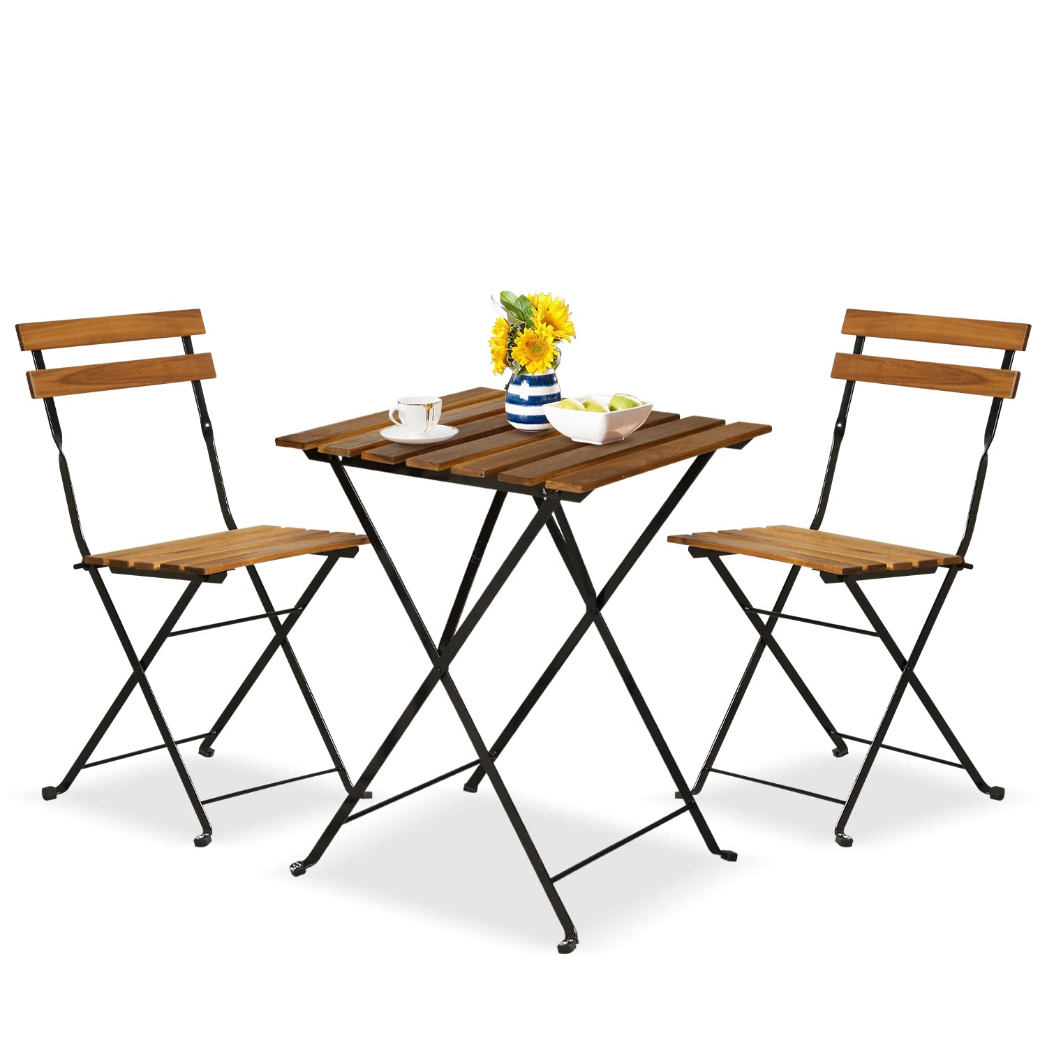 パティオセット Amazon.com: Bistro Table and Chairs Set of 2, Patio Bistro Sets